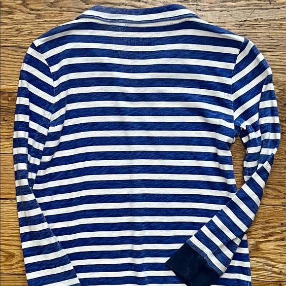 Crewcuts blue and white striped shirt - Picture 2 of 5